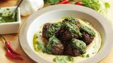 Falafel With Black Olives and Harissa Recipe