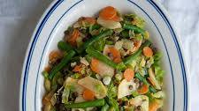 Five-Vegetable Stir-Fry with Lentils