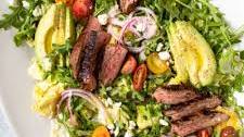 Flank Steak Salad with Homemade Creamy Dressing