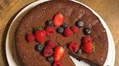 Flourless chocolate cake