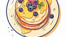 Fluffy New York Blueberry Bliss Pancakes