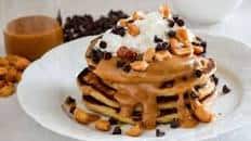 Fluffy Peanut Butter Pancakes