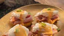 Fried Green Tomato Benedict with Easy Cajun Hollandaise