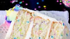 Funfetti Cake from Scratch (and an UnBirthday)