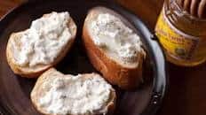 Goat Cheese and Honey Crostini