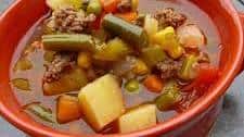 Grandma's Slow Cooker Beef and Vegetable Soup