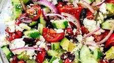 Greek Salad with Avocado