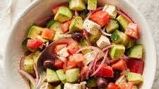 Greek Salad with Avocado