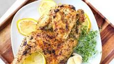 Greek-style Roast Chicken With Garlic, Lemon & Herbs