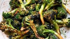 Grilled Broccoli With Soy Sauce, Maple Syrup and Balsamic Vinegar