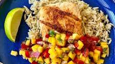 Grilled Mahi Mahi with Mango Salsa