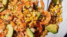 Grilled Shrimp and Avocado Salad