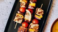 Grilled Swordfish Kebabs