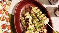 Grilled Swordfish Kebabs