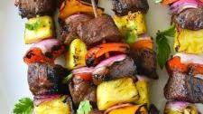 Grilled Teriyaki Steak Kabobs (Paleo)