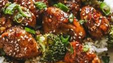 Healthy Orange Sesame Chicken