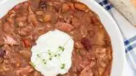 HEARTY HAM AND BEAN SOUP