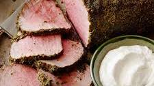 Herb-Crusted Roast Beef with Horseradish Cream