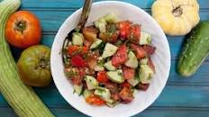 Herbed Cucumber and Tomato Salad