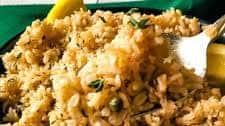 Herbed Lemon Brown Rice in the Instant Pot