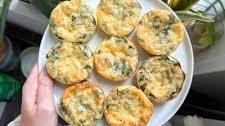 HIGH-PROTEIN SPINACH AND CHEESE EGG MUFFINS