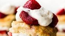 Homemade Strawberry Shortcake