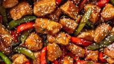 Honey Garlic Pork Stir Fry