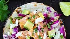 Honey Lime Salmon Tacos