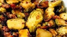 Honey Mustard Roasted Brussels Sprouts