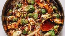 Honey Mustard Roasted Brussels Sprouts