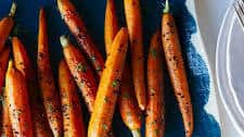 Honey-Roasted Carrots with Sesame Seeds