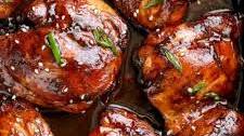 Honey Soy Baked Chicken Thighs Thumbnail