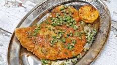 Ibérico Pork Schnitzel with Caper and Lemon Butter