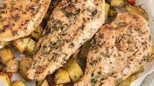 Italian Herb Roasted Chicken and Potatoes