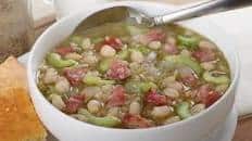 Italian White Bean Soup with Smoked Ham from Tuscany