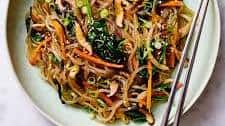 Japchae (Korean Sweet Potato Noodle Stir-Fry)