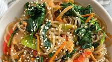 Japchae (Korean Sweet Potato Noodles)