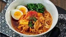 Kimchi Ramen piccante con maiale