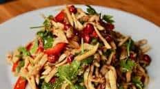 King Oyster Mushroom Salad that will make you drool