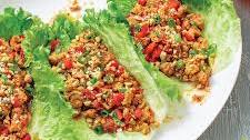 Kung Pao Chicken Lettuce Wraps