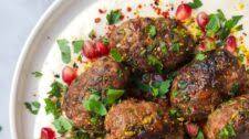 Lamb Koftas with Tahini Yogurt Sauce