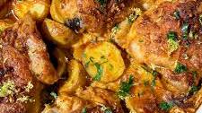 Lemon garlic parmesan chicken thighs