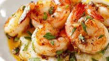 Lemon-Garlic Shrimp and Grits