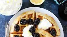 Lemon Poppy Seed Waffles