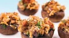 Lentil and Herb Stuffed Mushrooms