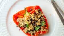 Lentil & Couscous Stuffed Peppers