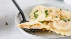 Lobster Ravioli with Brown Butter Sauce