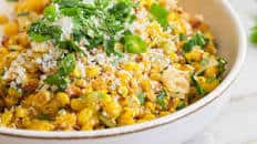 Mango Elote "Mexican Street Corn" Salad (No Mayonnaise)