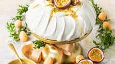 Passionfruit & Mango Curd Pavlova Thumbnail