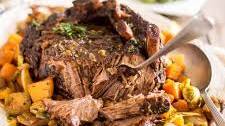 Maple Balsamic Braised Cross Rib Roast